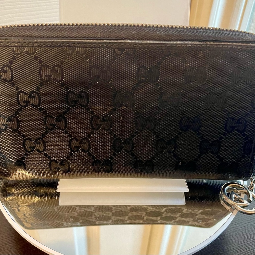 Gucci Black Monogram Women's Wallet